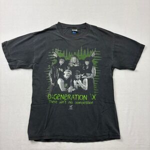 Vintage 1998 WWF D-Generation X Shirt Mens Large Black DX Wrestling Tee 90s N4